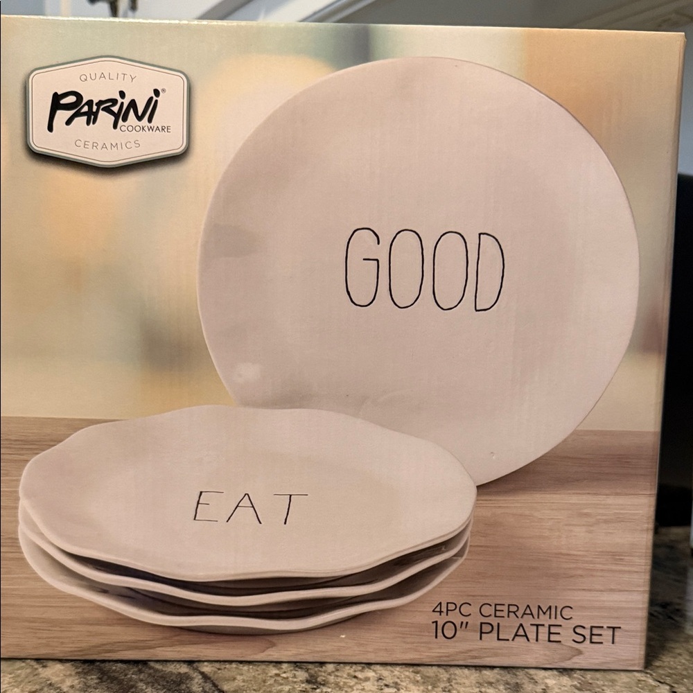 Ceramic Plate Set - White